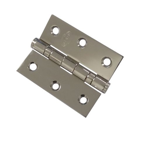 Dobradiça com Anel 3"x2.5" Kit com 3 Peças Inox Polido Geris