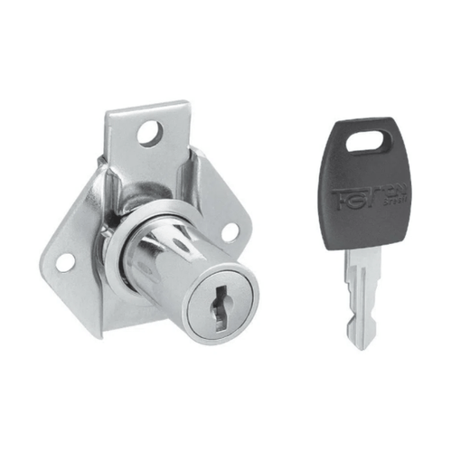 Fechadura para Gaveta 861/ 22mm Niquelada Fgv/tn