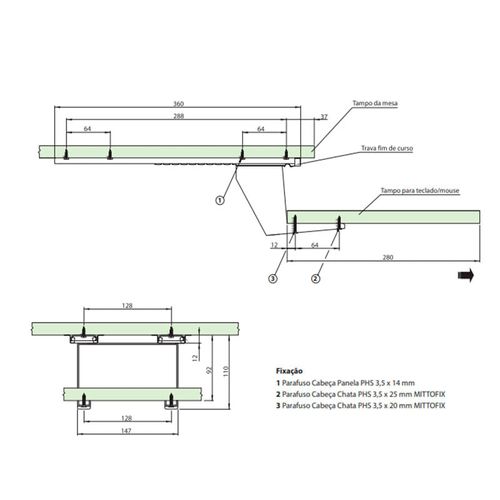 BASE PARA TECLADO TTS40 204 ZP FGV/TN