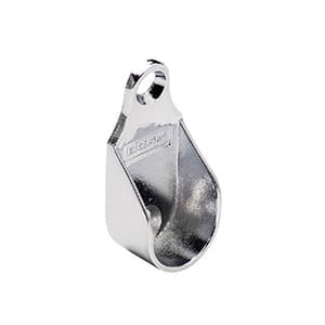 Suporte Lateral Oval Cromado Base