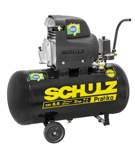 MOTOCOMPRESSOR PRATIKO CSI 8,6/50 - 8,6 PCM 50 LITROS 2 HP -220V SCHULZ