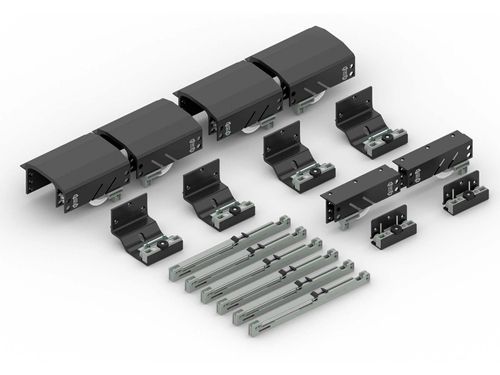 Kit Dominus Invertido 3 Portas Leve 20 a 50kg Titânio Rometal