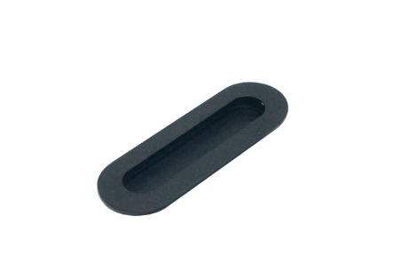 Puxador Concha Redonda 150mm Inox Preto Pado