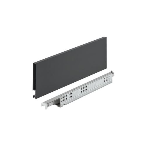 Kit Gaveta Matrix Invisa Sl 128x500mm 30kg Push To Open Antrácito Hafele