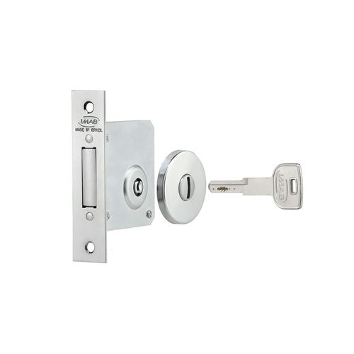 Fechadura Auxiliar 2000 Tecnoponto 0066 40mm Dourado Escovado Imab