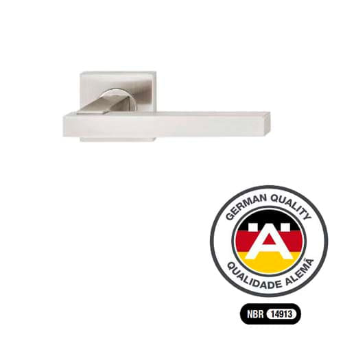 Fechadura Interna Quadrus 55mm Inox Escovado Hafele