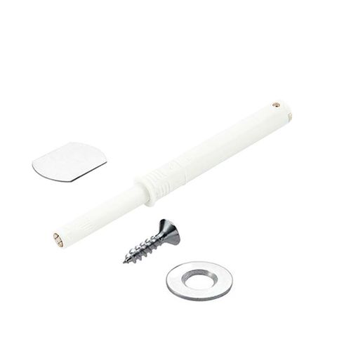K-push Pulsador de Embutir Longo 37mm com Imã Branco Hafele