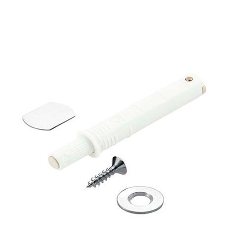 K-push Pulsador de Embutir Médio 20mm com Imã Branco Hafele