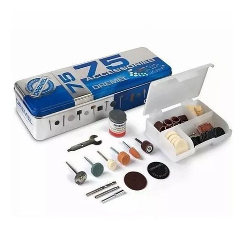 Kit Acessórios 75 Peças de Micro Retífica Dremel