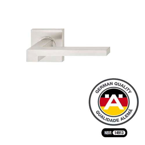 Fechadura Banheiro Dritto 55mm Inox Escovado Hafele