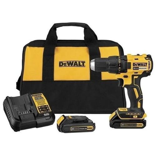 Parafusadeira Furadeira 1/2" 20v Max Bivolt Dcd777d2 Dewalt