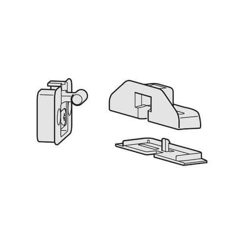 Bloqueio de Porta Finetta Spinfront 60/2d com Ajuste Hafele
