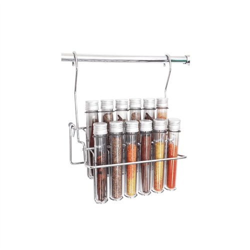 Porta Temperos Cromado 4550 com 12 Tubos Jomer