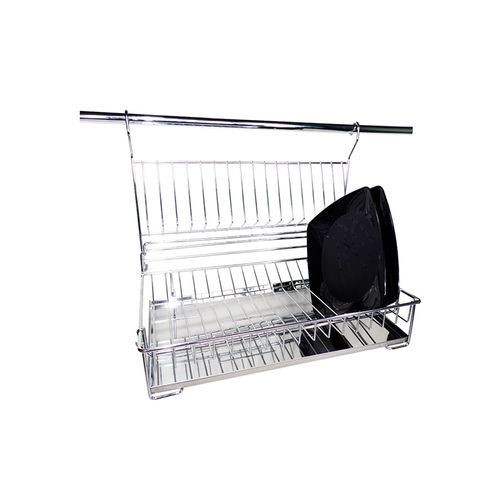 Escorredor Basculante Cromado 4243 com Bandeja Inox Jomer