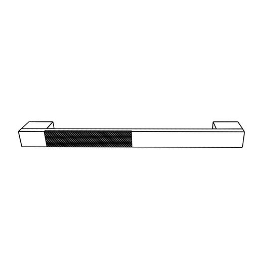 Puxador Santa Fé Granado 320mm Titanium Zen