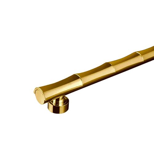 Puxador Anello Duplo Bambu 1500mm Dourado Matte Zen