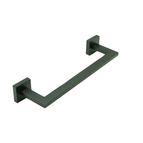 Porta Toalha Eterna 450mm Inox Preto Italy Line
