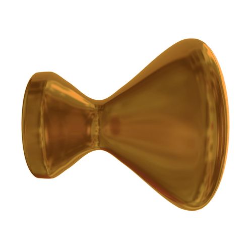Puxador Cup 25mm Dourado Matte Zen