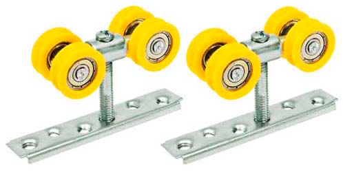 Roldana para Porta de Correr Rol97 Côncavas com Rolamento 160kg Fermax