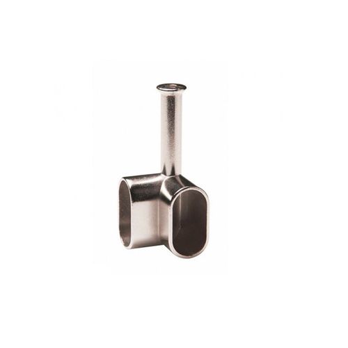 Suporte Tubo Canto 90 Grau Niquelado Hardt