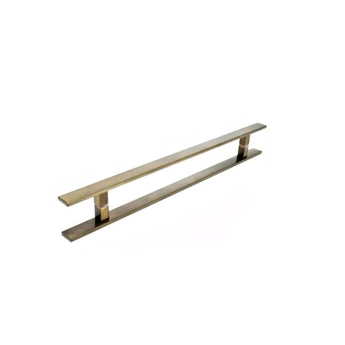 Puxador Duplo Chato 700mm Antique Stanfer