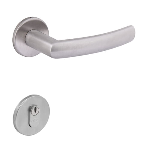 Fechadura Externa Brava 55mm Inox Escovado Arouca