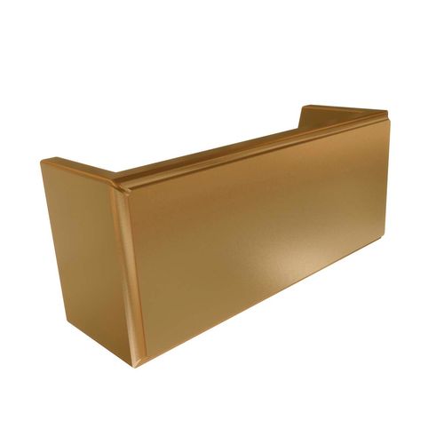 Puxador Creta 192mm Dourado Matte Zen