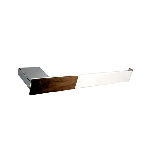 Toalheiro Ponto Oriente Wood Cromado e Polido Zen