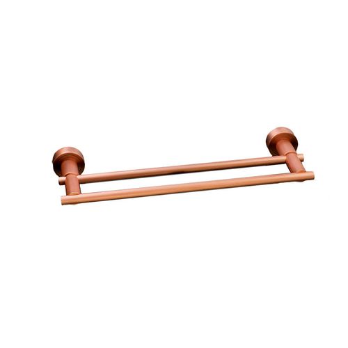 Toalheiro Duplo Anello 760mm Vecchio Cobre Zen