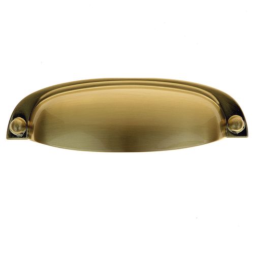 Puxador Concha Stillo 96mm Dourado Escovado Gruppa