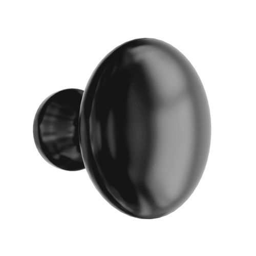 Puxador Cup 25mm Preto Zen