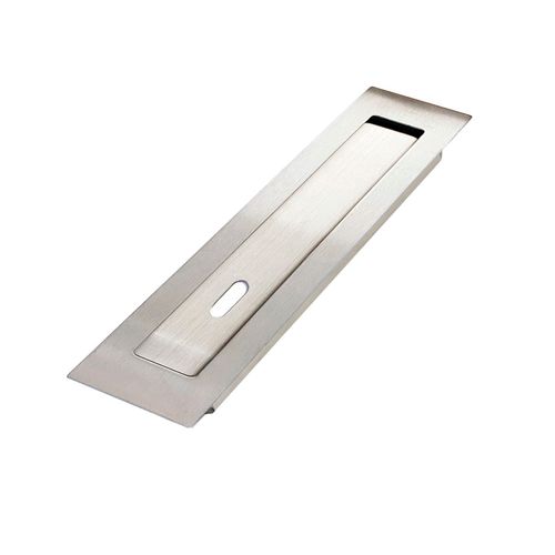 Puxador Concha com Entrada para Chave 8mm X 520mm Inox Escovado Geris