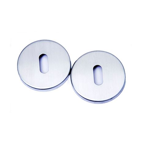 Conjunto de Roseta Interna 0077 Latão Cromo Acetinado Imab