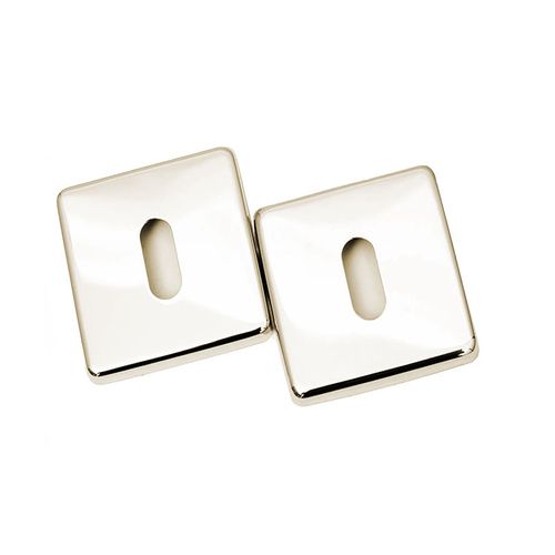 Entrada para Chave Interna Quadrada Inox Polido La Fonte