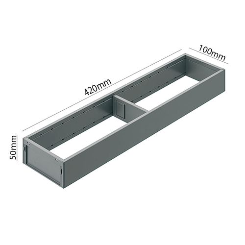 Divisor de Talheres Ambia-Line Cinza 422 X 100mm Blum