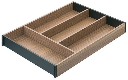 Divisor de Talheres Ambia-Line Nogueira/Preto 422 X 300mm Blum