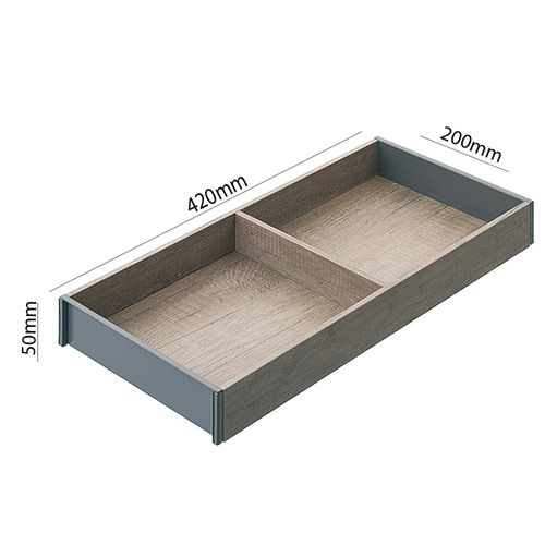 Divisor de Talheres Ambia-Line Carvalho/Cinza 422 X 200mm Blum