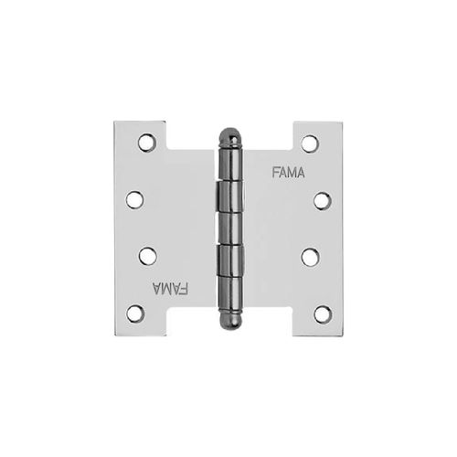 Dobradiça Palmela 1218 Tipo H 2.¼ X 4.½ Aço Cromado Fama
