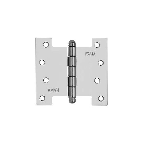 Dobradiça Palmela 1218 Tipo H 2.¼ X 4.½ Aço Cromo Escovado Fama