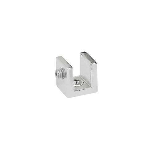 Suporte Fenda Quadrado 8mm Cromado Base