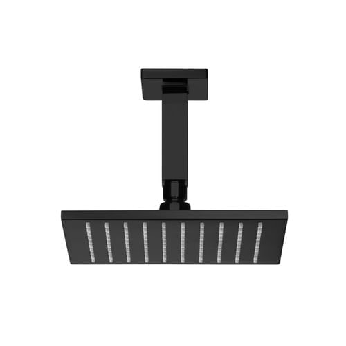 Chuveiro de Teto Quadrado 20x20 Dg1200t.pf Preto Fosco Dego Metais