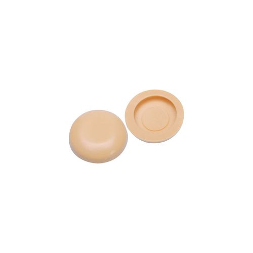 Tampa para Cabeça de Parafuso 12mm com 10 Unidades Marfim Star Plast