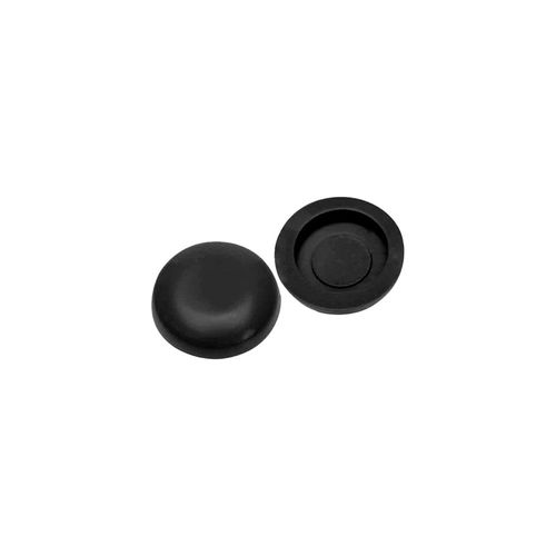 Tampa para Cabeça de Parafuso 12mm com 10 Unidades Preto Star Plast