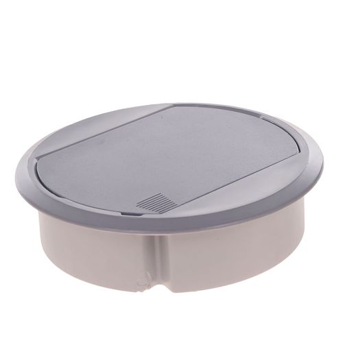 Caixa de Mesa Cr5 Cinza para 3 Blocos Pezzi Qtmov