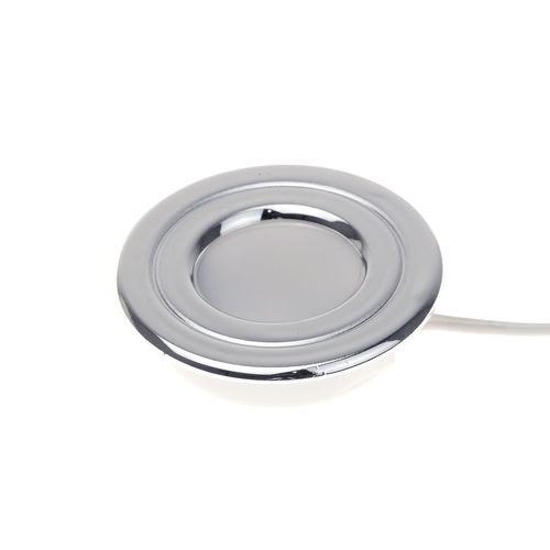 Luminária Led Pop Luz Fria Aro Cromado Lumitek