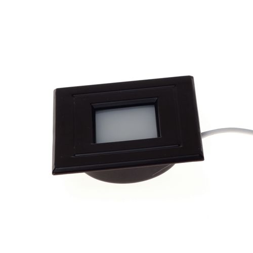 Luminária Led Pop Luz Fria Aro Marrom Lumitek