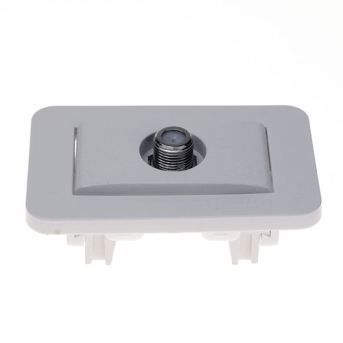 Tomada Coaxial para Tv Branca Lumitek