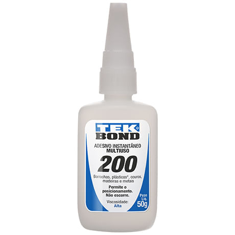 Adesivo Instantâneo 200 Multiuso 100g Tekbond