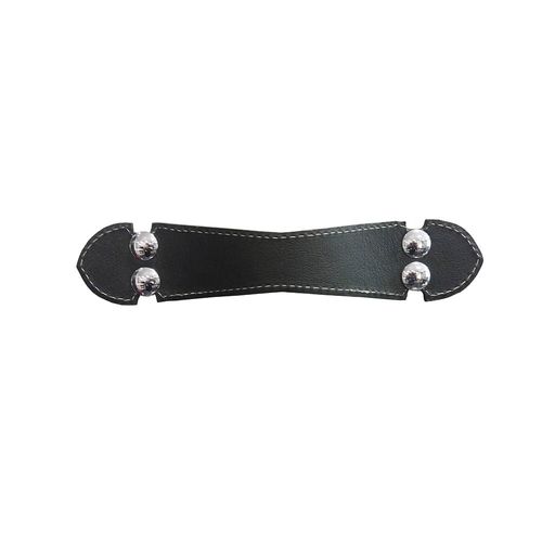 Puxador Valigia Couro Preto Zen