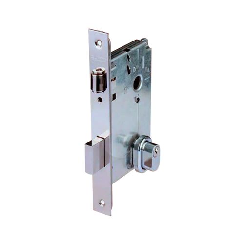 FECHADURA 330 ST2 55MM EXTERNA TRINCO ROLETE CROMO ESCOVADO LA FONTE